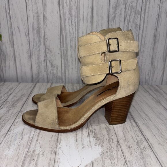 Womens Size 39 US9 The Kooples Suede Sandals - Picture 3 of 7